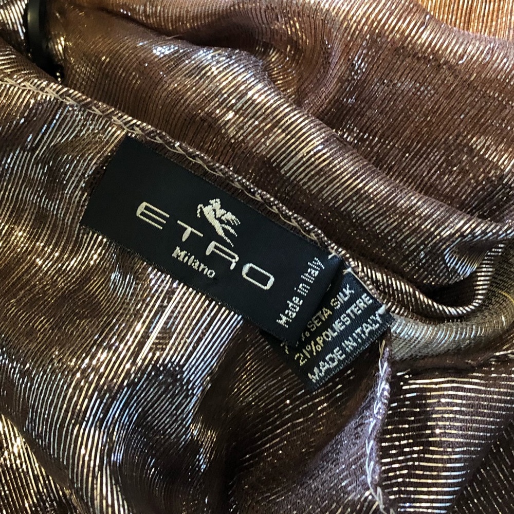ETRO | Made In Italy | Silk 3 Tones Shawl